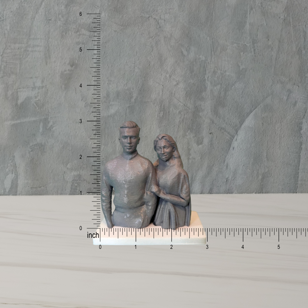 Couple Portrait Statue
