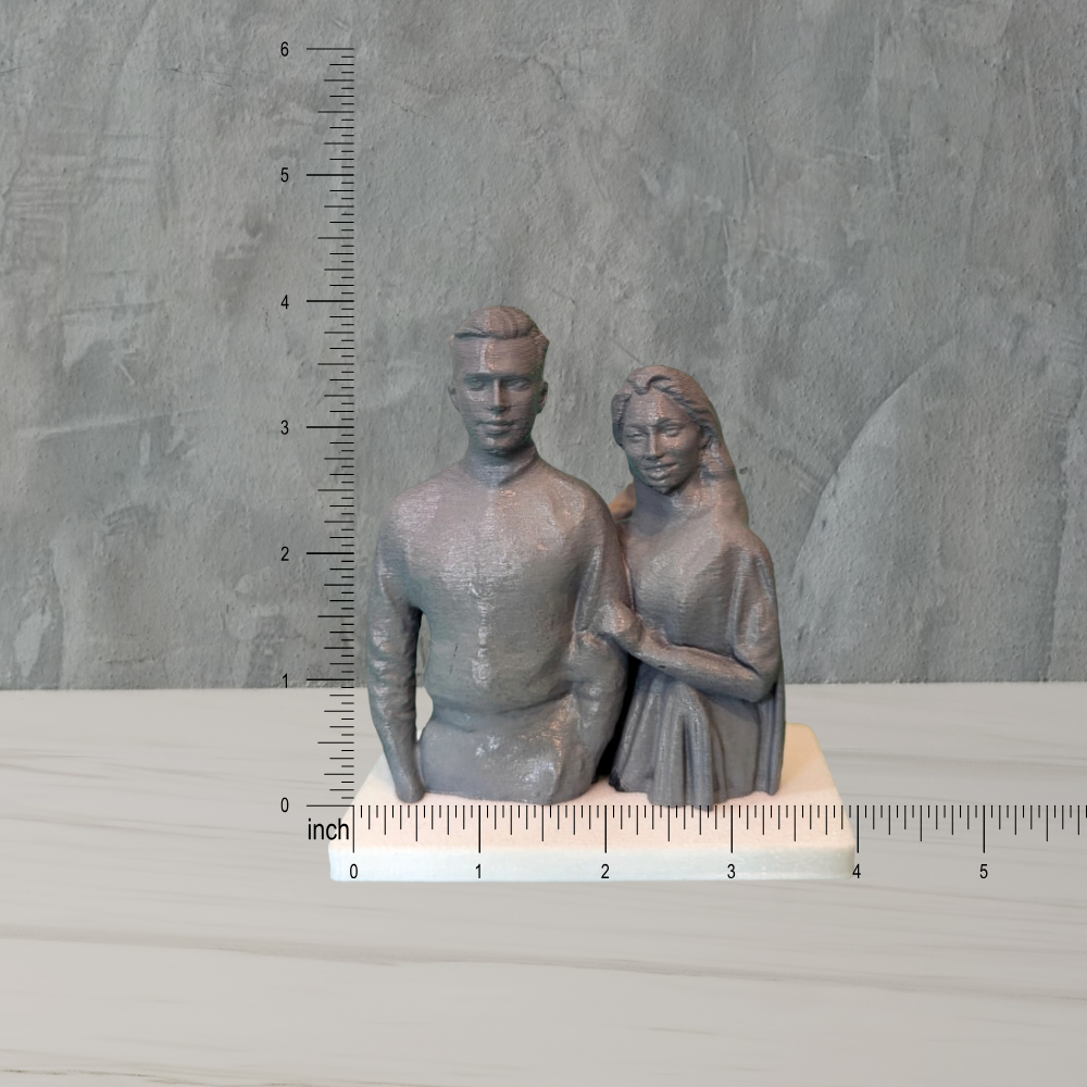 Couple Portrait Statue