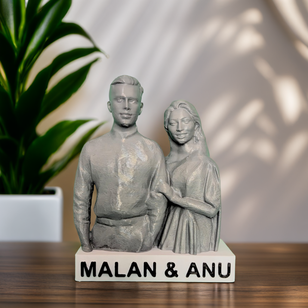 Couple Portrait Statue