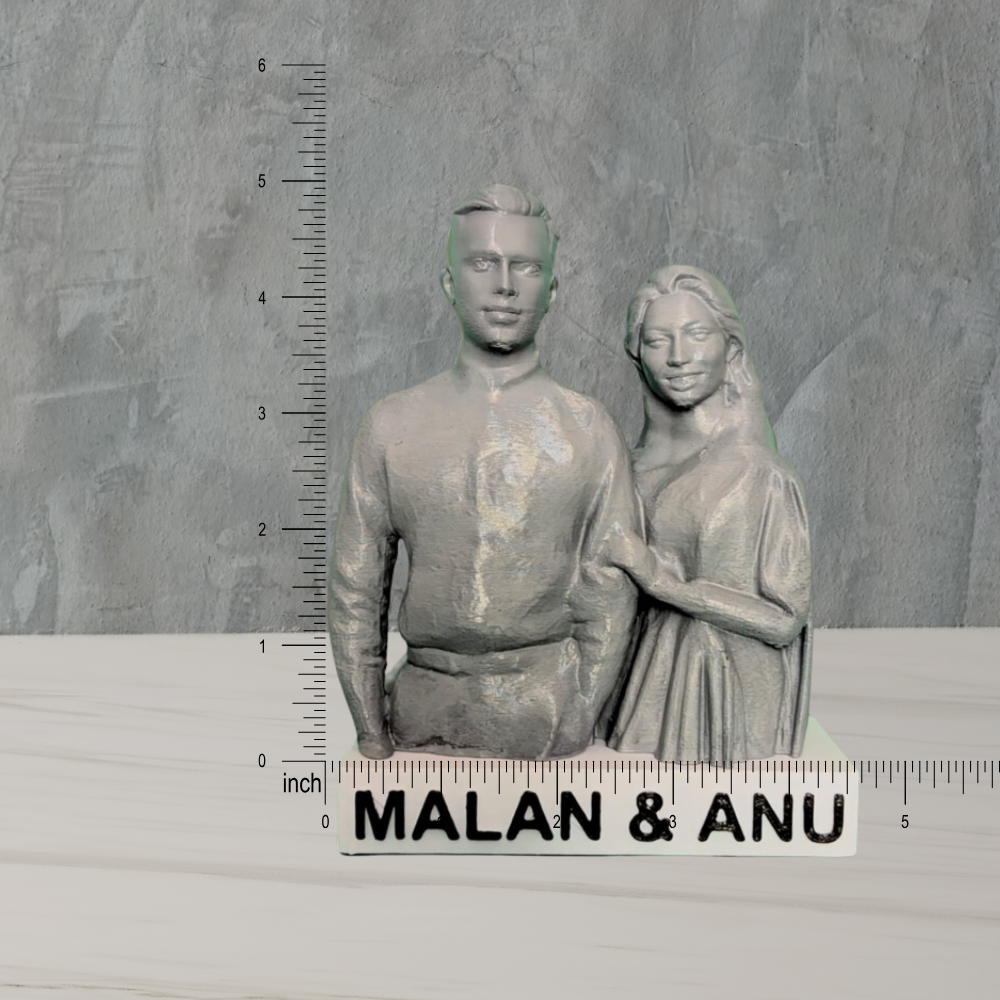 Couple Portrait Statue