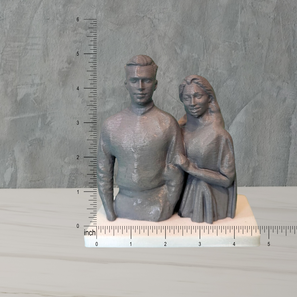 Couple Portrait Statue