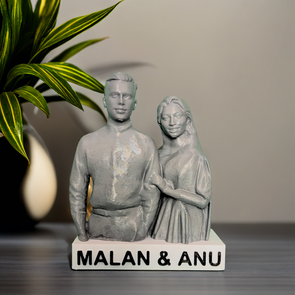 Couple Portrait Statue