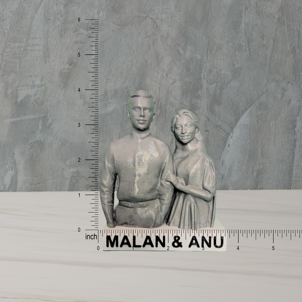 Couple Portrait Statue