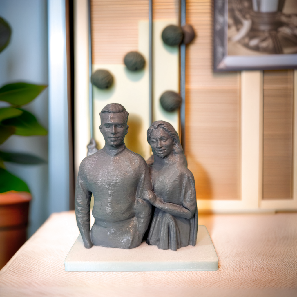 Couple Portrait Statue